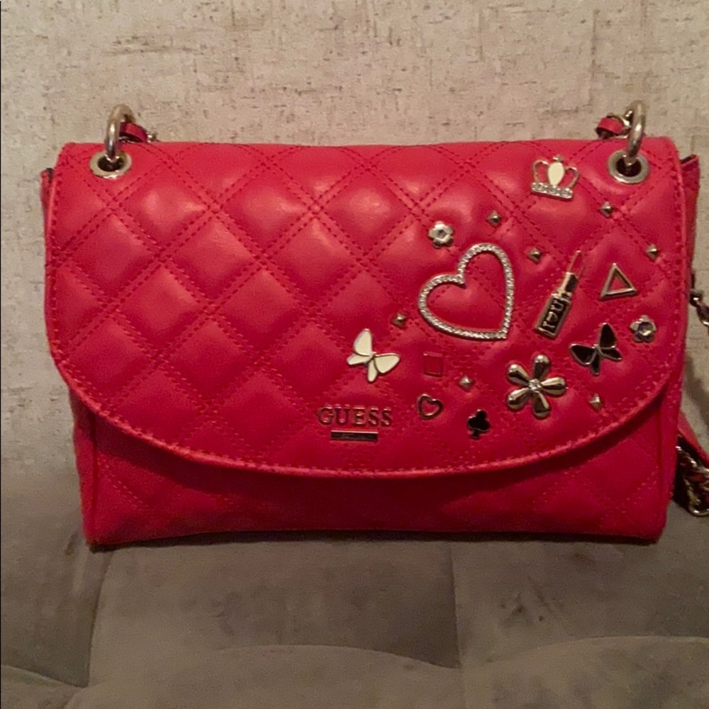 Hot Pink Guess Purse